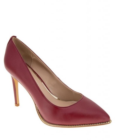 Women's Harlia Pointy Toe Pump Rhubarb $44.03 Shoes