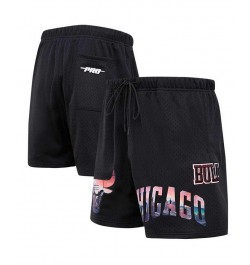 Men's Black Chicago Bulls City Scape Mesh Shorts $36.00 Shorts