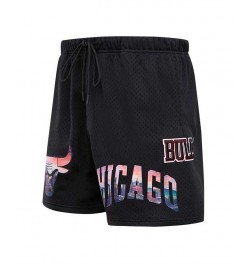 Men's Black Chicago Bulls City Scape Mesh Shorts $36.00 Shorts