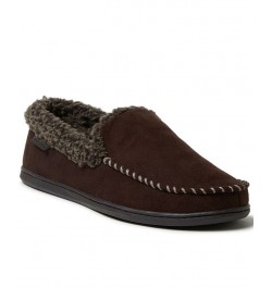 Men's Eli Microsuede Moccasin Slippers PD03 $22.14 Shoes