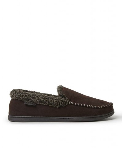 Men's Eli Microsuede Moccasin Slippers PD03 $22.14 Shoes