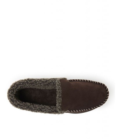 Men's Eli Microsuede Moccasin Slippers PD03 $22.14 Shoes