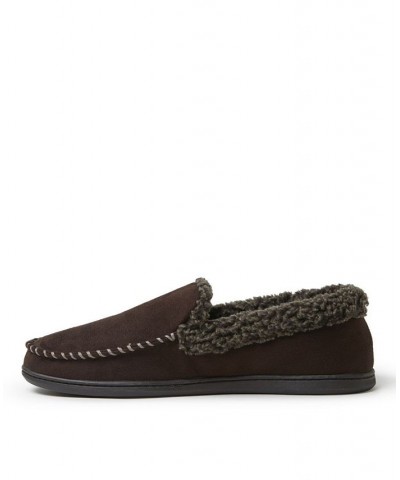 Men's Eli Microsuede Moccasin Slippers PD03 $22.14 Shoes