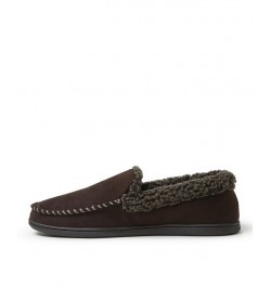 Men's Eli Microsuede Moccasin Slippers PD03 $22.14 Shoes