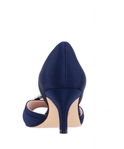 Women's Corrine Evening Pumps Blue $43.60 Shoes