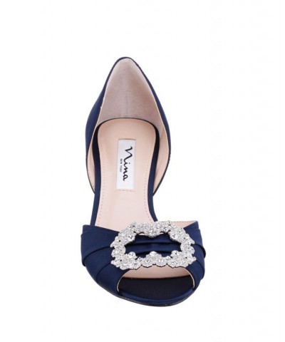 Women's Corrine Evening Pumps Blue $43.60 Shoes