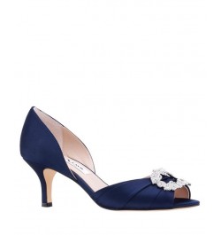 Women's Corrine Evening Pumps Blue $43.60 Shoes