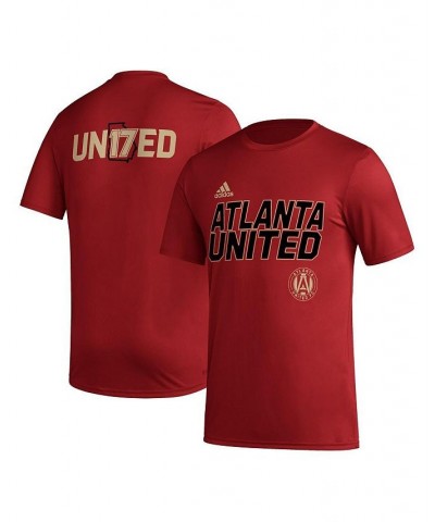 Men's Red Atlanta United FC Team Jersey Hook AEROREADY T-shirt $23.00 T-Shirts