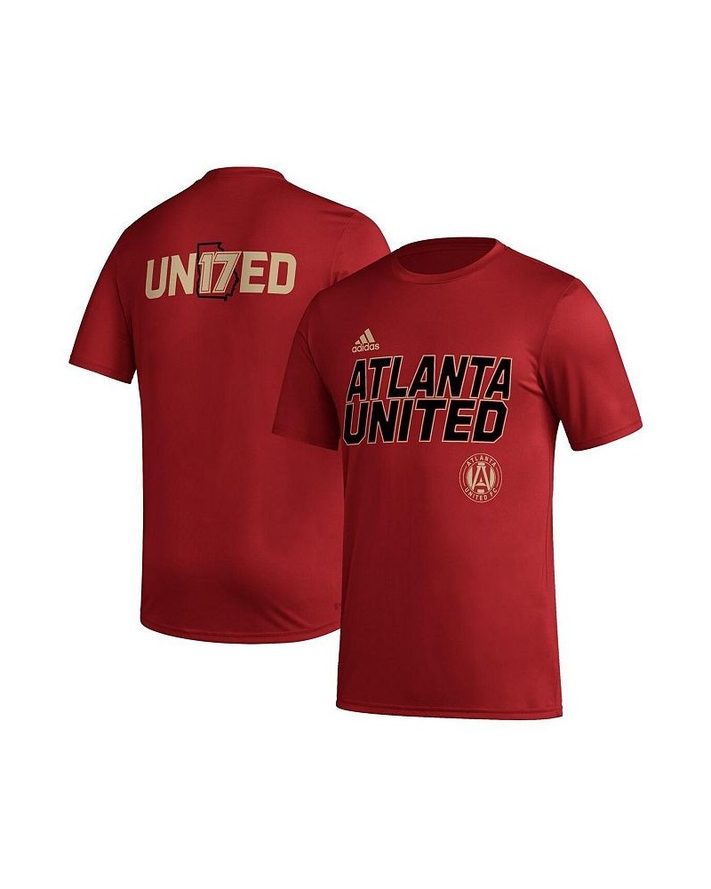 Men's Red Atlanta United FC Team Jersey Hook AEROREADY T-shirt $23.00 T-Shirts