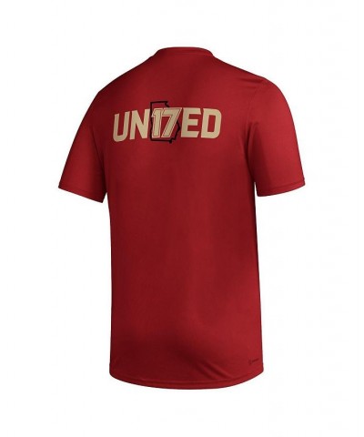 Men's Red Atlanta United FC Team Jersey Hook AEROREADY T-shirt $23.00 T-Shirts