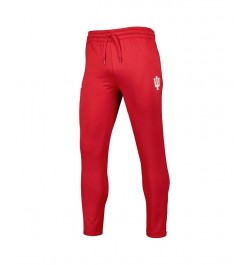 Men's Crimson Indiana Hoosiers AEROREADY Tapered Pants $42.50 Pants