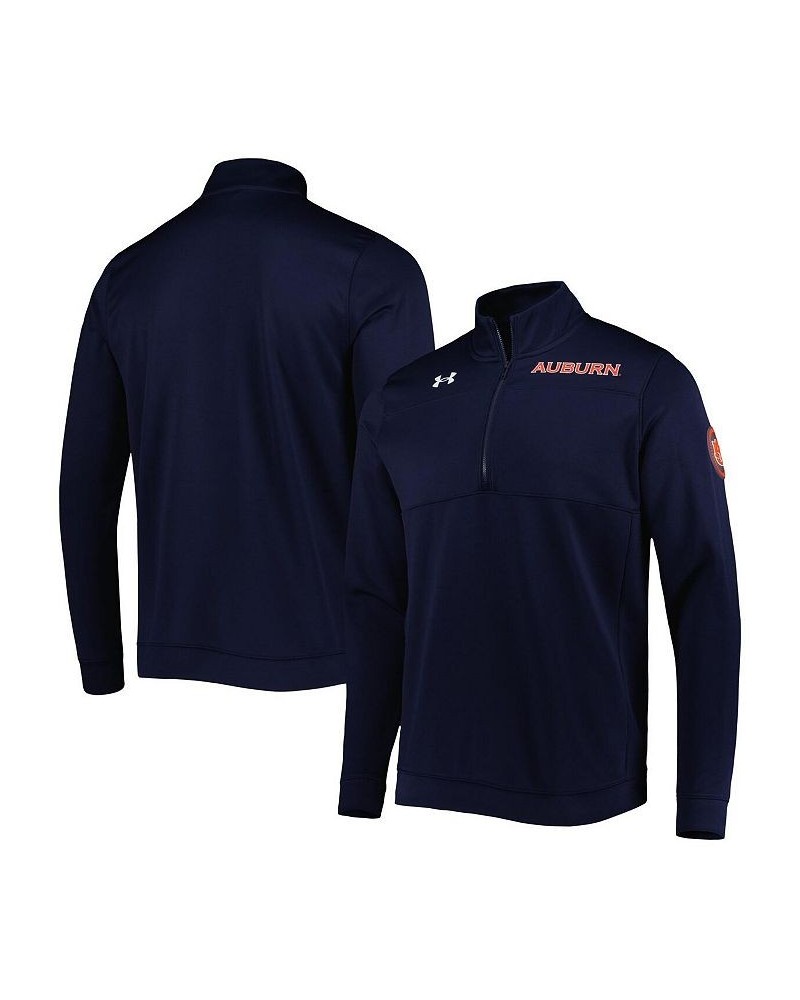 Men's Navy Auburn Tigers Universal Mock Neck Half-Zip Jacket $41.80 Jackets