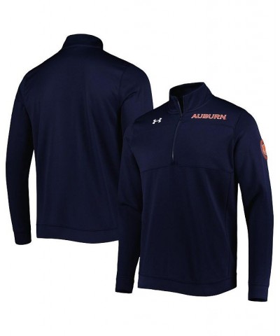 Men's Navy Auburn Tigers Universal Mock Neck Half-Zip Jacket $41.80 Jackets