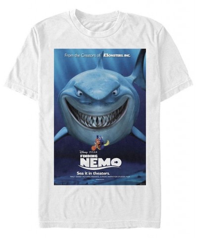 Men's Finding Nemo Poster Short Sleeve Crew T-shirt White $17.50 T-Shirts