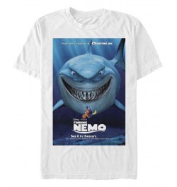 Men's Finding Nemo Poster Short Sleeve Crew T-shirt White $17.50 T-Shirts