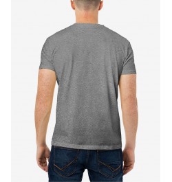 Men's Basic Henley Neck Short Sleeve T-shirt PD03 $17.39 T-Shirts