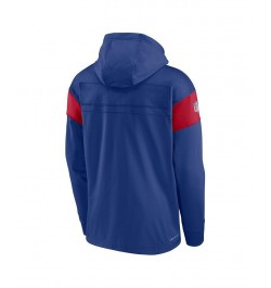 Men's Royal New York Giants Sideline Athletic Arch Jersey Performance Pullover Hoodie $44.00 Sweatshirt