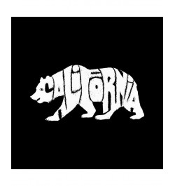 Men's Word Art California Bear Crewneck Sweatshirt Gray $23.00 Sweatshirt