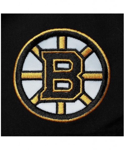 Men's Black Boston Bruins Sand Beach Swim Shorts $25.85 Swimsuits