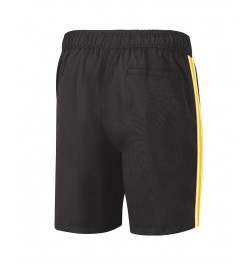 Men's Black Boston Bruins Sand Beach Swim Shorts $25.85 Swimsuits