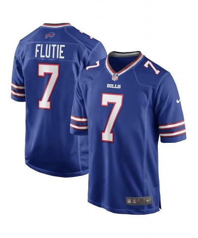 Men's Doug Flutie Royal Buffalo Bills Game Retired Player Jersey $42.00 Jersey