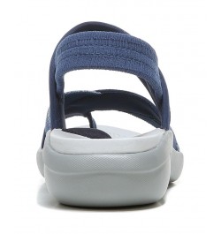 Call Me Washable Strappy Sandals Blue $36.90 Shoes