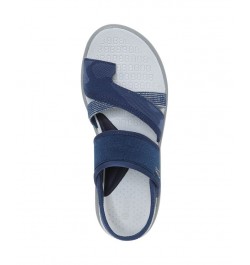 Call Me Washable Strappy Sandals Blue $36.90 Shoes