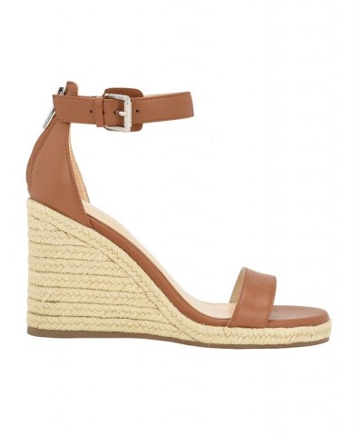 Women's Noshela Espadrille Wedge Dress Sandals Tan/Beige $42.84 Shoes