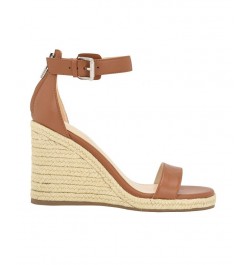 Women's Noshela Espadrille Wedge Dress Sandals Tan/Beige $42.84 Shoes