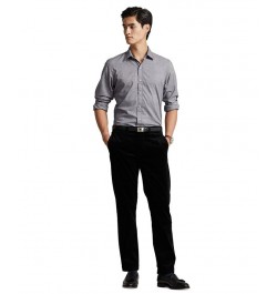 Men's Classic-Fit Cotton Twill Shirt Multi $26.58 Shirts