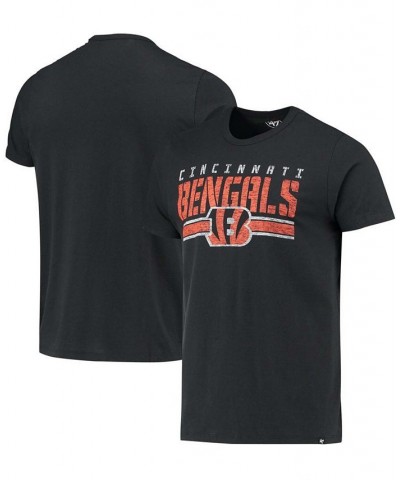 Men's Black Cincinnati Bengals Team Stripe T-shirt $19.71 T-Shirts