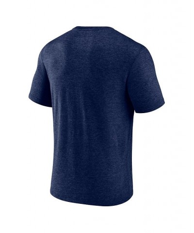 Men's Branded Heathered Navy Dallas Cowboys End Around Tri-Blend T-shirt $20.70 T-Shirts