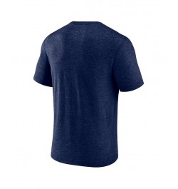 Men's Branded Heathered Navy Dallas Cowboys End Around Tri-Blend T-shirt $20.70 T-Shirts