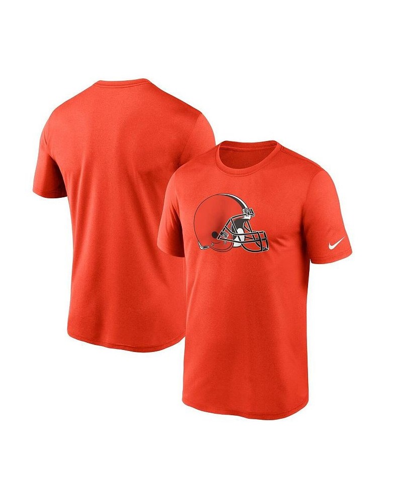 Men's Orange Cleveland Browns Logo Essential Legend Performance T-shirt $28.99 T-Shirts