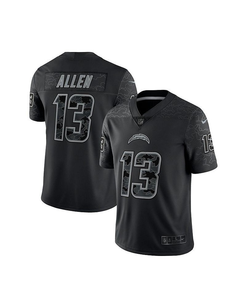 Men's Keenan Allen Black Los Angeles Chargers Reflective Limited Jersey $45.88 Jersey