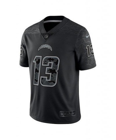 Men's Keenan Allen Black Los Angeles Chargers Reflective Limited Jersey $45.88 Jersey