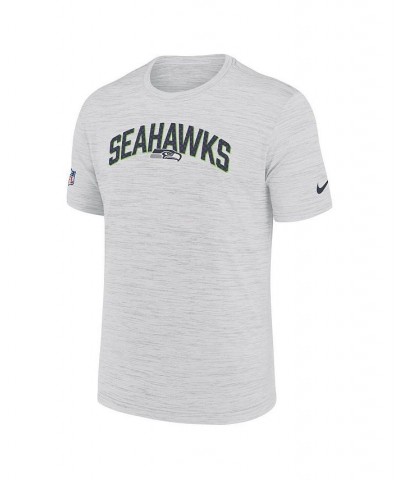 Men's White Seattle Seahawks Velocity Athletic Stack Performance T-shirt $23.19 T-Shirts