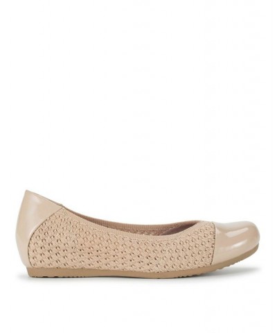 Women's Mia Casual Flat Tan/Beige $40.29 Shoes