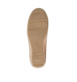 Women's Mia Casual Flat Tan/Beige $40.29 Shoes