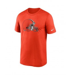 Men's Orange Cleveland Browns Logo Essential Legend Performance T-shirt $28.99 T-Shirts