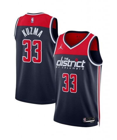 Men's Brand Kyle Kuzma Navy Washington Wizards 2022/23 Statement Edition Swingman Jersey $52.99 Jersey