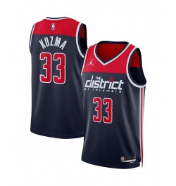 Men's Brand Kyle Kuzma Navy Washington Wizards 2022/23 Statement Edition Swingman Jersey $52.99 Jersey