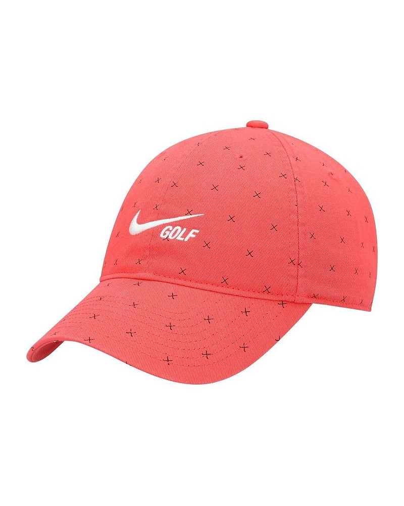 Men's Red Heritage86 Washed Club Performance Adjustable Hat $20.51 Hats