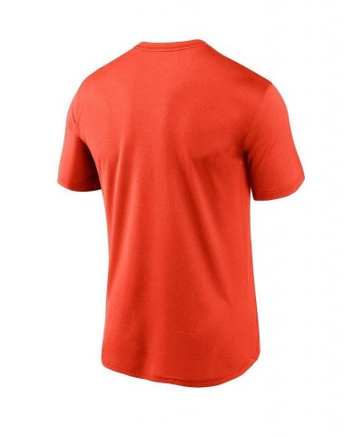 Men's Orange Cleveland Browns Logo Essential Legend Performance T-shirt $28.99 T-Shirts