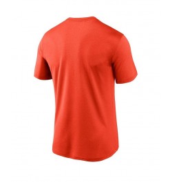 Men's Orange Cleveland Browns Logo Essential Legend Performance T-shirt $28.99 T-Shirts