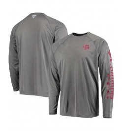 Men's Charcoal Texas A M Aggies PFG Terminal Tackle Omni-Shade Long Sleeve T-shirt $28.99 T-Shirts