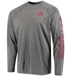 Men's Charcoal Texas A M Aggies PFG Terminal Tackle Omni-Shade Long Sleeve T-shirt $28.99 T-Shirts