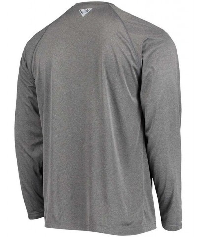 Men's Charcoal Texas A M Aggies PFG Terminal Tackle Omni-Shade Long Sleeve T-shirt $28.99 T-Shirts