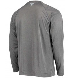 Men's Charcoal Texas A M Aggies PFG Terminal Tackle Omni-Shade Long Sleeve T-shirt $28.99 T-Shirts