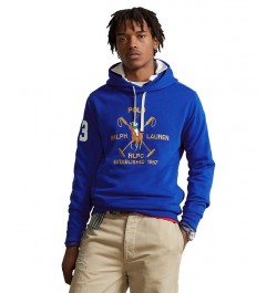 Men's Polo Pony Fleece Hoodie Sapphire Star $87.12 Sweatshirt